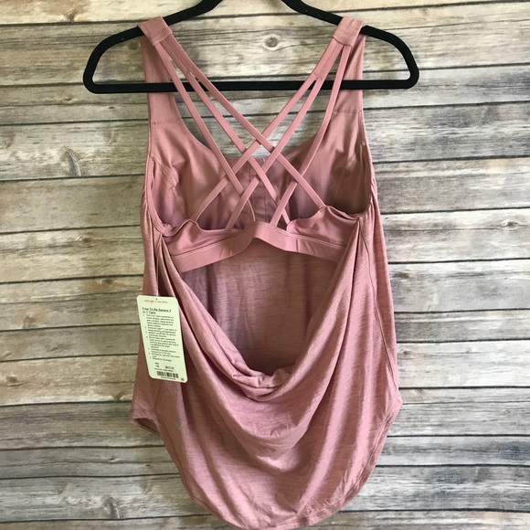 NWT LULULEMON FREE TO BE SERENE 2 IN 1 TANK 10 - Picture 1 of 6
